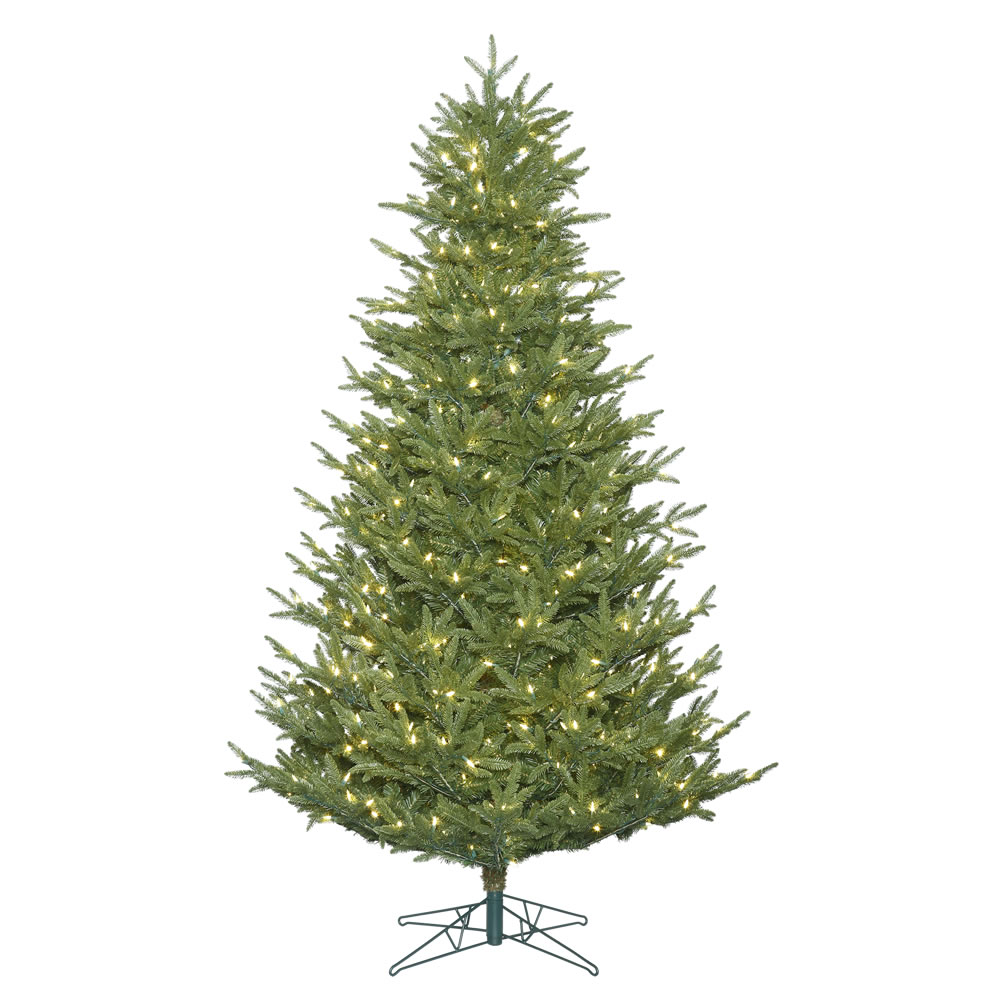 8.5 foot PE/PVC Medium Deluxe Frasier Fir Tree: Clear LEDs | G162281LED