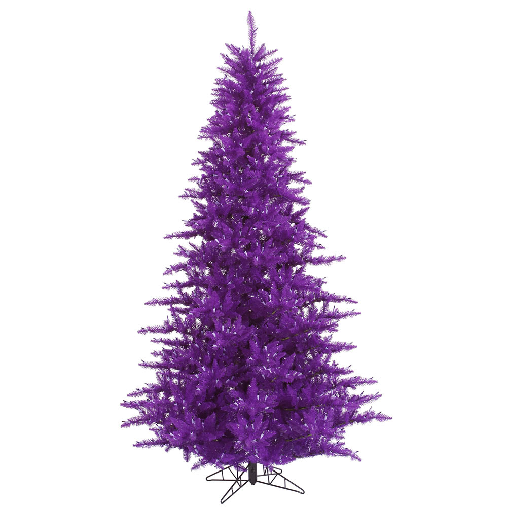 3 foot Purple Fir Tree: Unlit