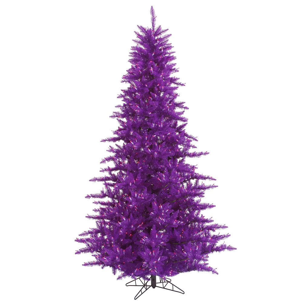 3 foot Purple Fir Tree: Purple LEDs