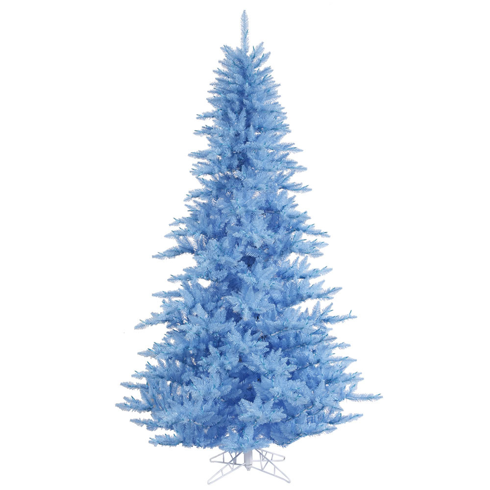 3 foot Sky Blue Fir Tree: Unlit