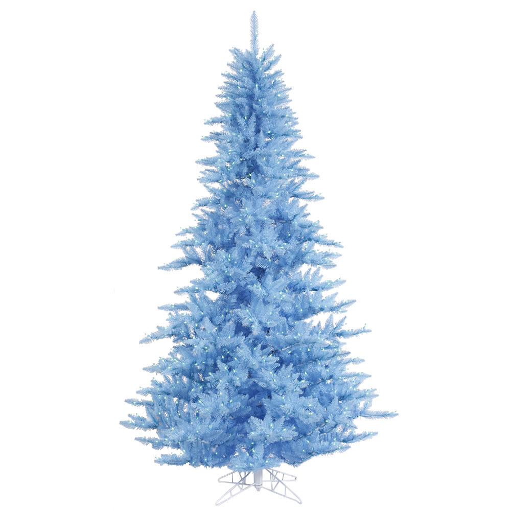 3 foot Sky Blue Fir Tree: Sky Blue LEDs