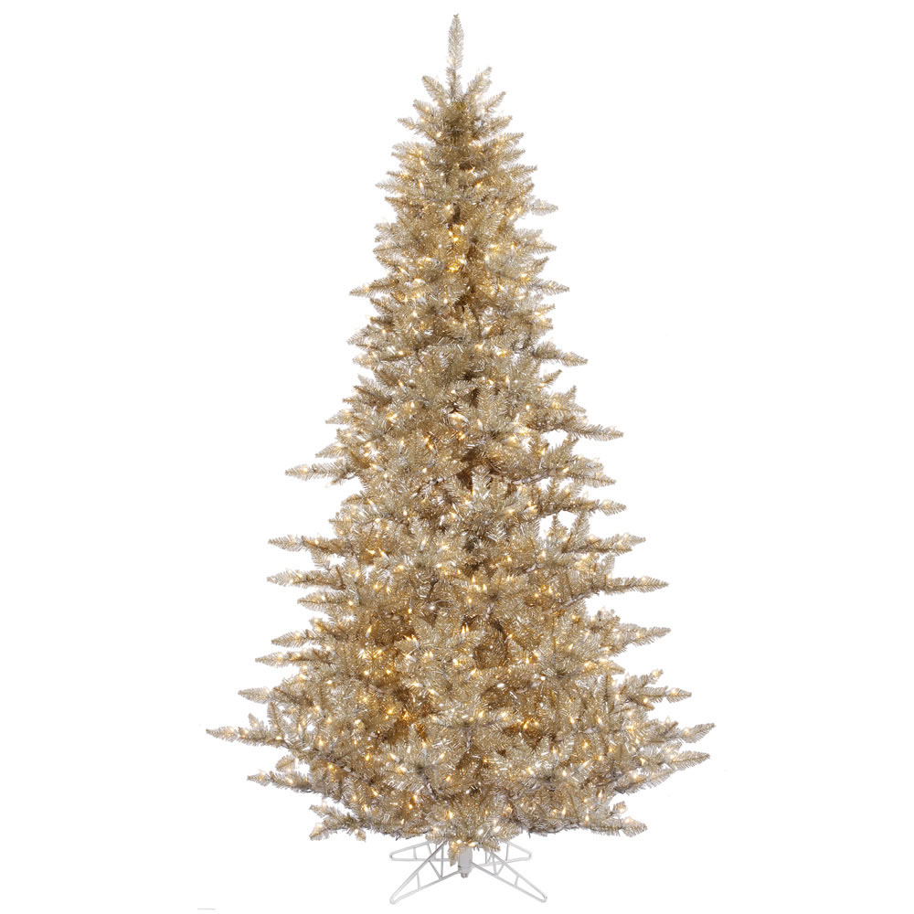 3 foot Champagne Fir Tree: Clear LEDs