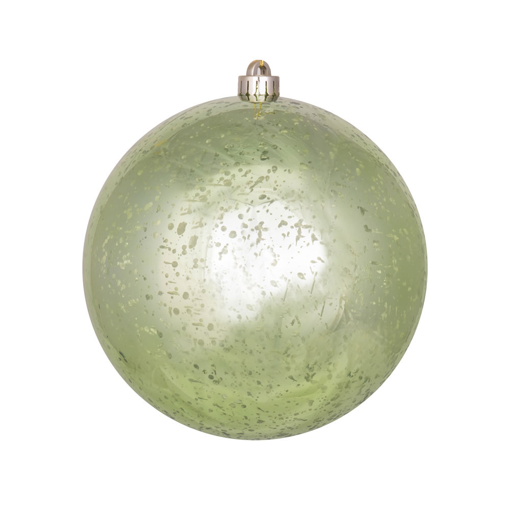 8 inch Celadon Shiny Mercury Ball Ornament