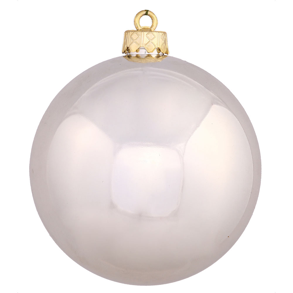 12 inch Champagne Shiny Ball Ornament