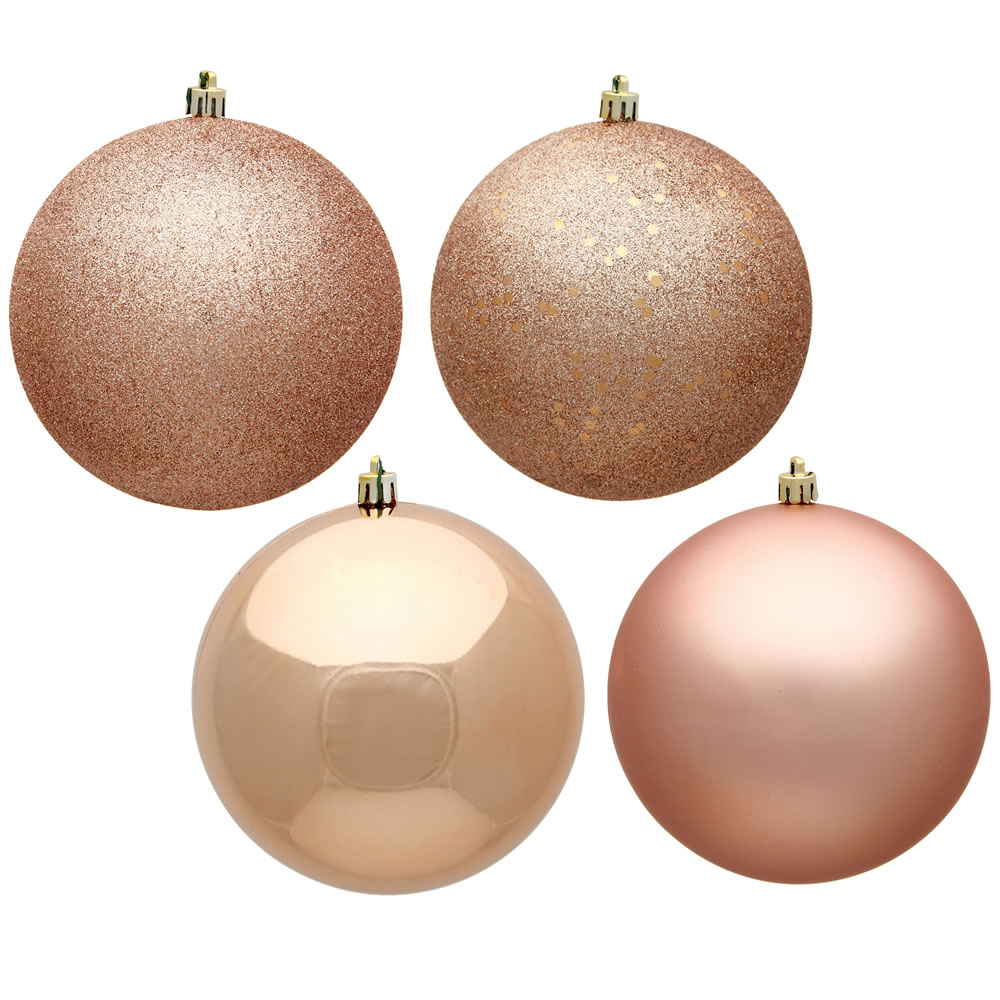 Christmas Ornaments Rose Gold 