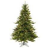 6.5 foot Mixed Country Pine Christmas Tree: Lights