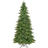 12 foot Slim Mixed Country Pine Christmas Tree: Unlit