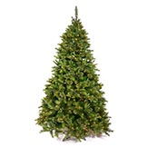 3 foot PE/PVC Cashmere Pine Christmas Tree: Clear LEDs