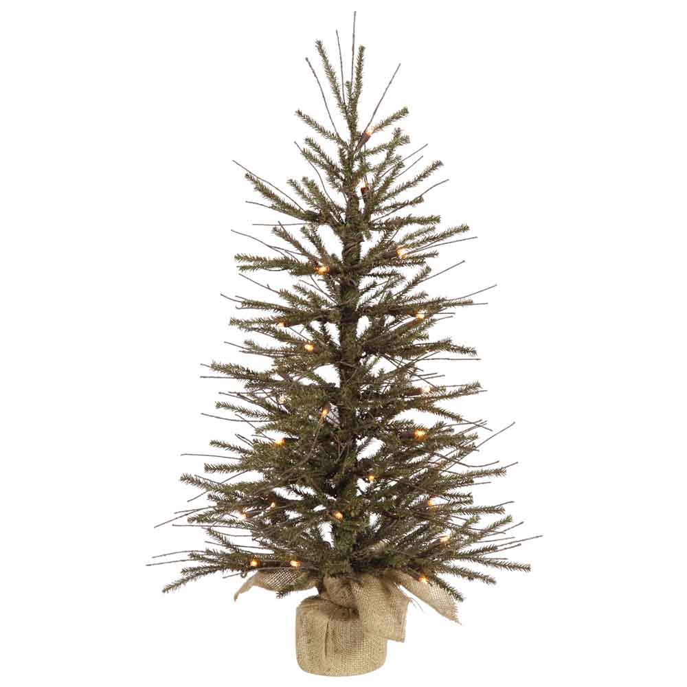 2 Foot Vienna Twig Christmas Tree Mini Lights B107625 Vickerman   VCK3078 B107625 ZM 1 