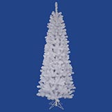 8.5 foot White Salem Pencil Pine Tree: Unlit