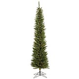 5.5 foot Durham Pole Pencil Pine Tree: Clear LEDs