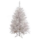 4.5 foot Sparkle White Spruce Christmas Tree: Unlit