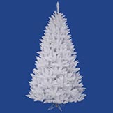 5.5 foot Sparkle White Spruce Christmas Tree: Unlit