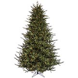 4.5 foot PE/PVC Itasca Frasier Christmas Tree: Clear LEDs