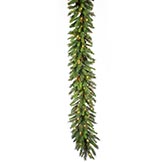 9 foot x 16 inch Cheyenne Garland: Clear Lights