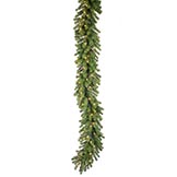 50 foot x 14 inch Douglas Fir Garland: Clear LEDs