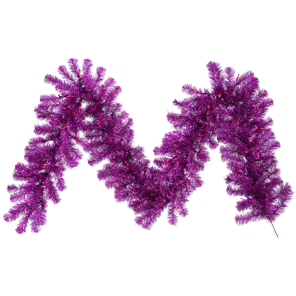 9 foot Purple Garland | B882113