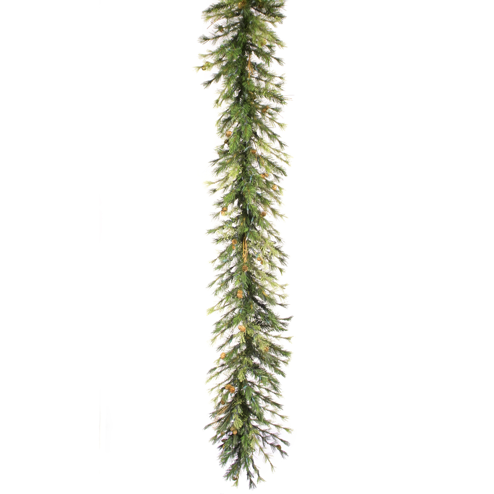 9 foot x 16 inch Mixed Country Pine Garland: Unlit | A801716