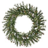 48 inch Mixed Country Wreath: Unlit