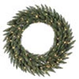 120 inch Camdon Fir Wreath: Clear LEDs