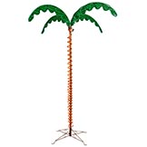 7 foot UV Protected LED Rope Light Palm Tree: Multi-Colored LEDs