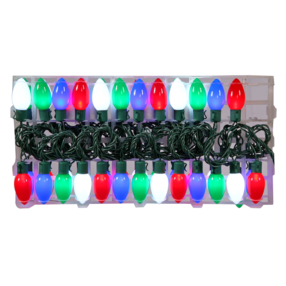 24 foot C9 LED Multicolor Strand: 48 Lights | X110526