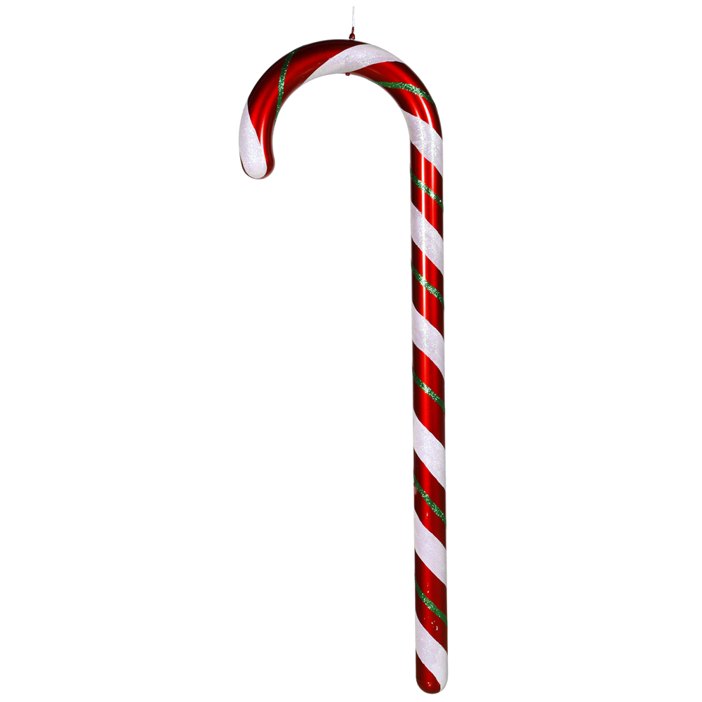 60 Inch Candy Cane Red-white-green Decoration 