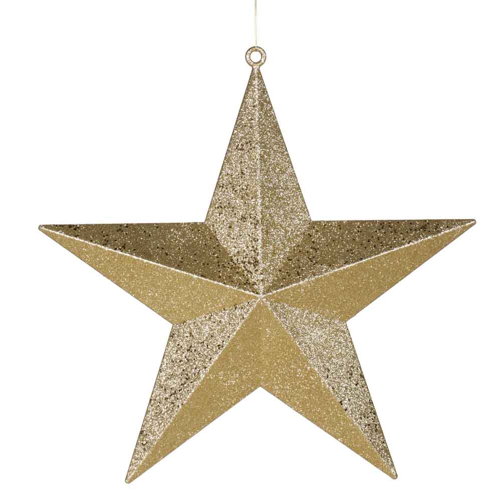 20 inch Gold Glitter Star Ornament | M116408