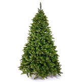 7.5 foot PE/PVC Cashmere Slim Tree: Multi-Colored LEDs