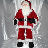 6 foot Red Velvet Santa