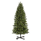 7.5 foot Slim Grand Teton Christmas Tree: Clear LEDs