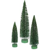 Emerald Artificial Oval Tree (set of 3): 12 inch, 16 inch, 20 inch