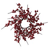 Indoor/Outdoor Artificial Christmas Berry Wreath