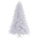 7.5 foot Crystal White Christmas Tree: Unlit