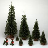 24 inch Mini Pine Christmas Tree: Unlit