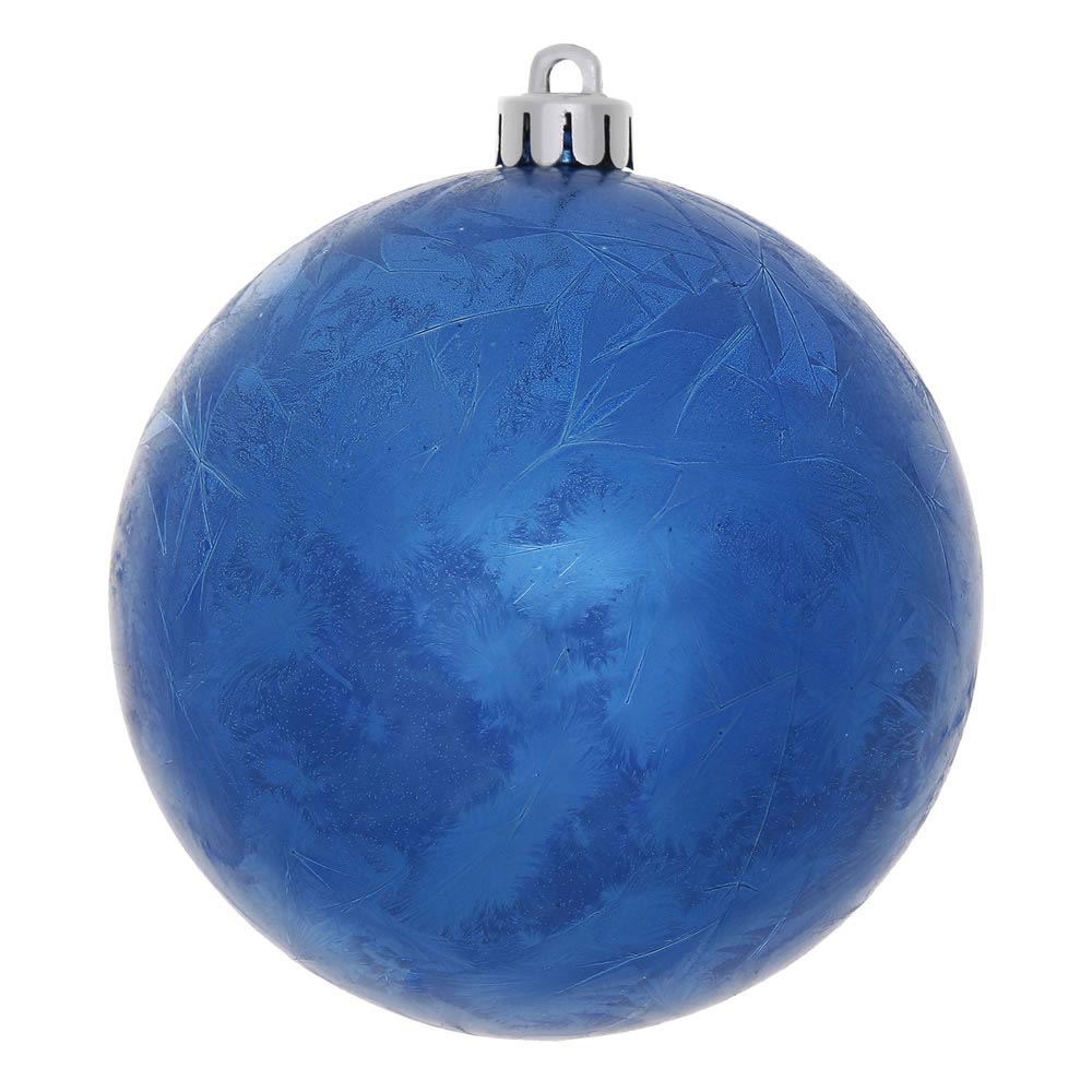 3 Inch Crackle Christmas Ball Ornament Uv Resistant (set Of 12)