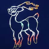 17 x 13 inch LED Light Reindeer