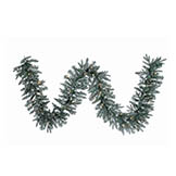 PE/PVC Crystal Balsam Frosted Fir Garland