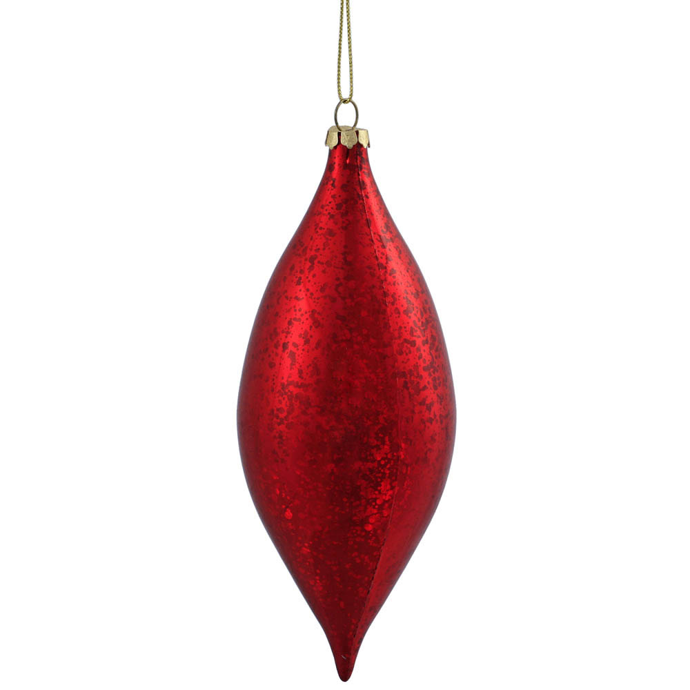 7 inch Shiny Mercury Drop Ornament (Set of 4) | VCK5004