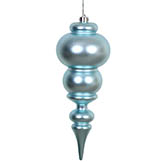 14 inch Matte Baby Blue UV Protected Finial Ornament