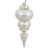 14 inch Shiny Champagne UV Protected Finial Ornament