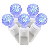 34 foot G12 Berry LED White Light Strand - 4 inch spacing: Blue Lights