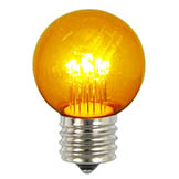 G50 LED Gold Glass Bulb with E26 Base (Set of 5)