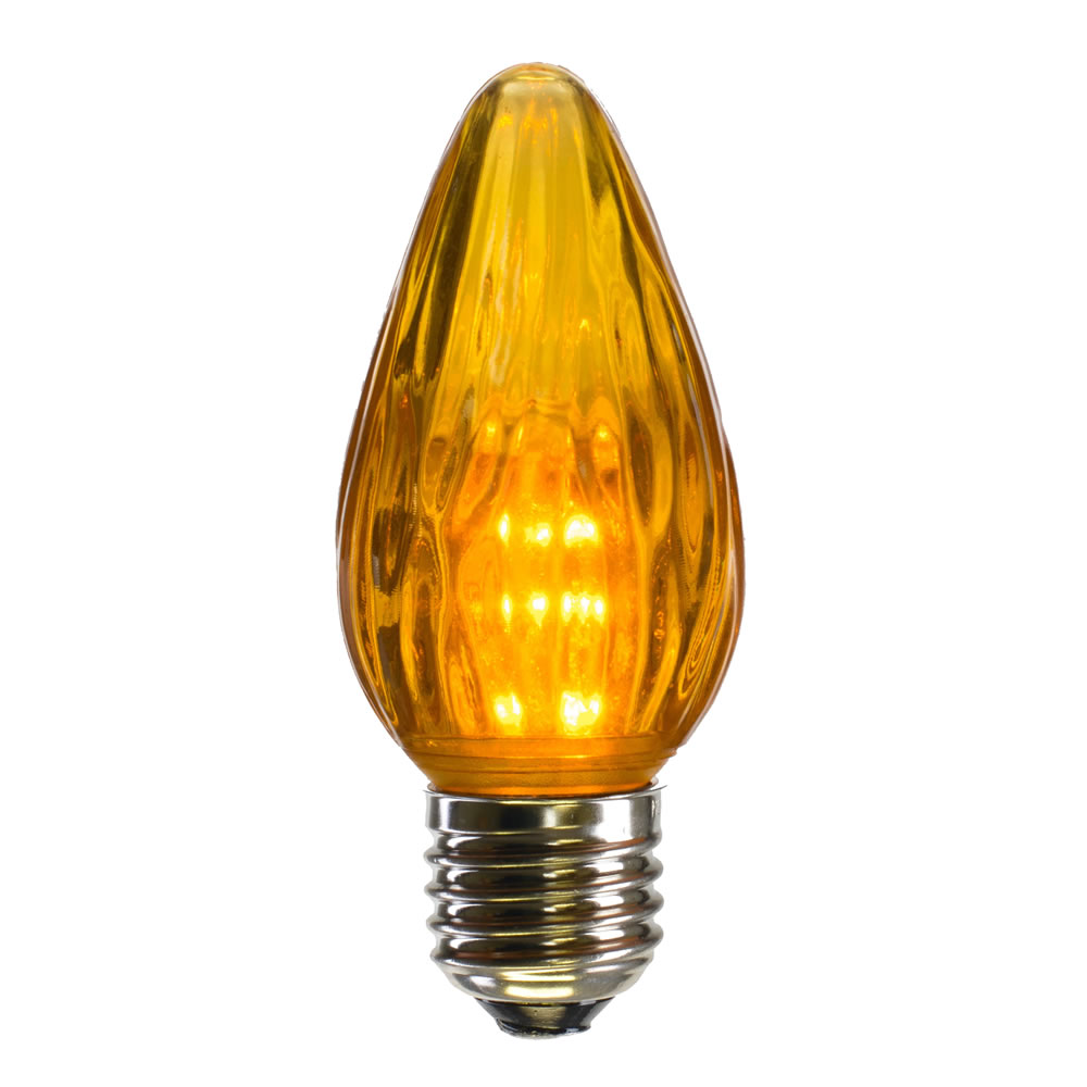 F15 LED Gold Flame Bulb with E26 Base: 15,000 HRS | XLEDF17