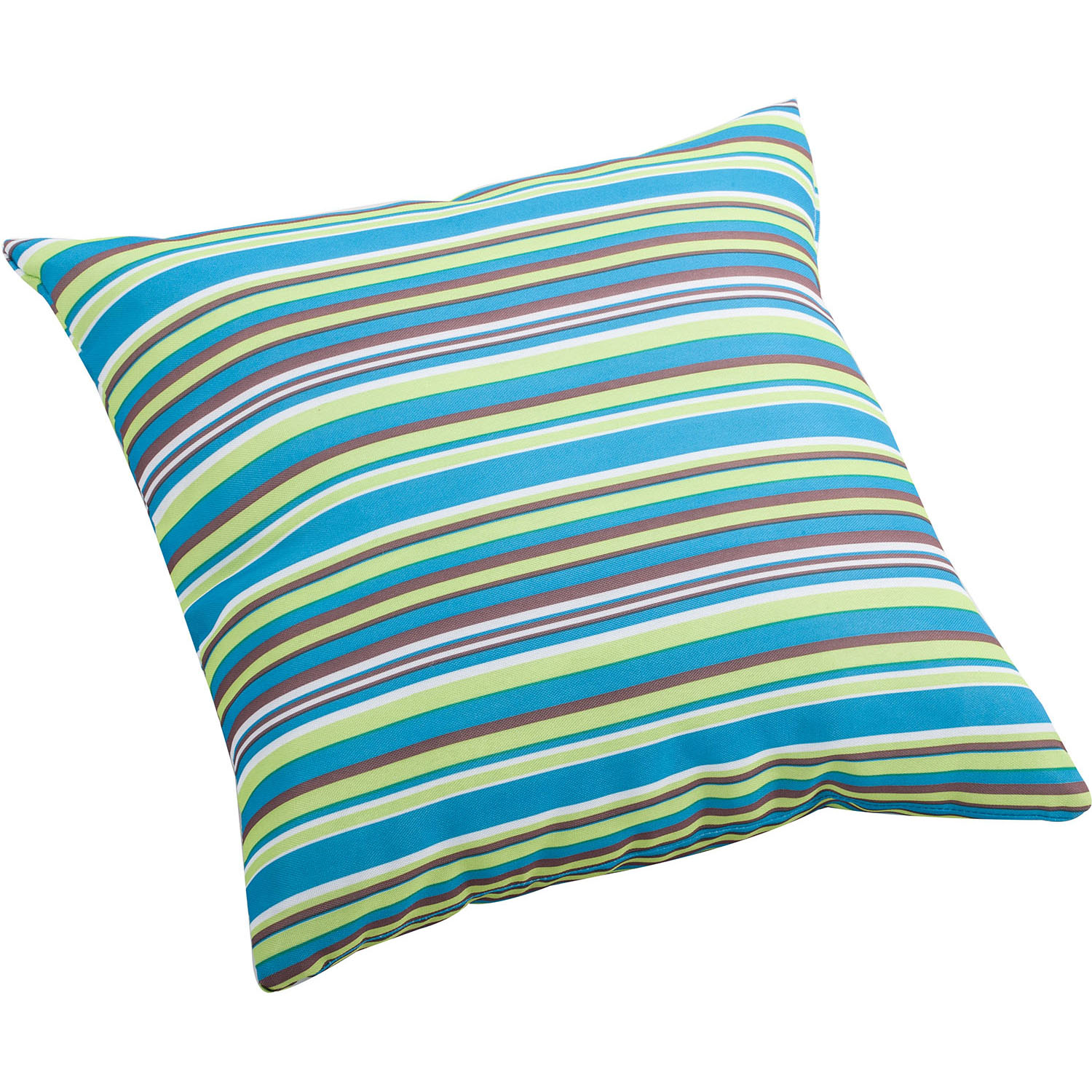 Outdoor Puppy Pillow With Multicolor Stripe Pattern: Size Options